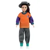 Nieuwe kleding voor American Doll's Set 23 cm herenpop gemengde top en broeken kinderspeelgoed Mini Doll Accessories