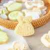 Moulds Acrylic Baby Birthday Cookie Press Stamp Baby Shower Embossed Mold Fondant Pastry Sugar Craft Fondant Cookie Cutter Baking Mould