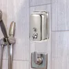 Vloeibare zeep dispenser roestvrijstalen houder badkamer voor douche en keukencontainers pompfleslotion shampoo