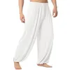 Pantalon d'hommes modaux pantalons de yoga hippie baggy décontractés pantalons harem d'été