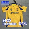 S-4XL JMXX 24-25 Tigres Uanl Soccer Jerseys Home Away Third Special Mens Uniforms Jersey Man Football Shirt 2024 2025 Version du fan