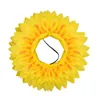 Party Decoration Flower Pattern Headgear Clown Mask Sunflower Sports The Opening Ceremony Admission Hand Take Dance Prop Supplies