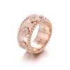 Anello di design anelli di lusso per donne anelli semplici anelli di diamanti oro oro anello 6 7 8 9 designer geliziali gioielli abbinati coppie anello di tendenza