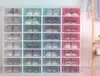 Boîte à chaussures épaissies Transparent ménage ARTIFACT PLASTIQUE PLIME SIMPLE CAPAGE MULIE-MINE-MINE-MINE RACLAGE Japonais Dustproo6331266