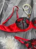 Ensemble de soutien-gorge en dentelle florale sexy ensemble de lingerie luxueuse lingerie bonne lingerie sans bretelles florales exquises