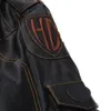 Męskie kurtki Vintage Evil Dead Knight Ten sam motocyklowy płaszcz z zamek błyskawiczny Plus Size Performance Skórzowa moda Świąteczna Jaqueta Drop Dhpyc