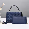 Frauen Umhängetasche mit langer Brieftasche karierte Sommertasche mit 2024 Neuen trendigen und modischen Einzelschulter -Crossbody -Tasche Lady Clutch Handtasche viele Farben wählen