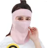 Sjaals flap uv bescherming gezicht outdoor schild heren vissen masker zijden halslijn zomer zonnebrandcrème