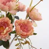 Dekorativa blommor 7 huvuden Artificial Flower Faux Silk Peony Bouquet Plants Home Decoration Fake Living Room