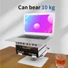 Ergonomik 360 Döner Yükseklik Ayarlanabilir Katlanabilir Metal Evrensel Dizüstü Bilgisayar İPad MacBook Soğutma Braket Desteği