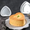 Moulds 3/4/5/6/7/8/10inch Aluminum Alloy Cake Molds Heart Shaped Pans A Removable Bottom Baking Mould Tool for Muffin Cake Bread Cheese