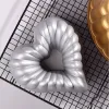 Moldes espessados de 10 polegadas Rose Heart Heart Aluminium Bolo Moldão de bolo antiaderente Pan Bolo Bolo Bandejas de assadeira para ferramentas de bolo