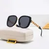 Projektanci okulary przeciwsłoneczne Big Rame Fashion Street Zdjęcie przeciwsłoneczne Słońce Kierowca Driving Sun Shading Okulary przeciwsłoneczne cienkie szklanki transmisji na żywo