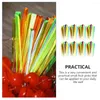 Ensembles de vaisselle 500pcs Fruit Forks Mini Gâteau de gâteau Party Party Daily Life Dessert