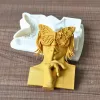 金型シリコーンケーキカビ蝶の花マスクセクシーな美しさを焼くためのフォンダン型のためのヨーロッパのレトロチョコレートカップケーキ装飾ツール