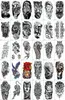 Tattoo Transfer Waterproof Temporary Tattoo Sticker Big Tiger Lion Wolf Rose Arm Tattoo Hipster Tattoo Man Woman Tattoo Body Tattoo Art Tatuajes 240427