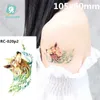 Tatouage Transfert Body Art imperméable Tatouage temporaire Papier pour les femmes et les enfants 3d Lovely Fox Design Small Arm Tattoo Sticker RC-392 240426