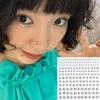 Tattoo -overdracht Rhinestone Crystal Nose Stud -sticker Fake Piercing Neusring Lip Stud Dimple Sticker Face Non Piercied Ballring Body Sieraden 240426