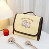 Cosmetic Bags Elegant Protable Dog Storage Cases Bear For Girls Flod Bag Toiletries Organizer Makeup Korean