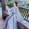 Traditionele vrouwen bloeien hanfu jurk oud Chinees kostuum mooie dans hanfu originale prinses tang dynastie gewaad 240418