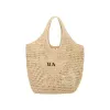 Designer Mesh Bag Classic Letter Borduurde dames boodschappentas Meerkleurige strandtas Grote capaciteit Handtas Modieuze geweven ambachtelijke tas draagbare schoudertas