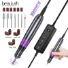 Drills Beaulush 35000RPM Electric Nail Drill Professional Manicure Machine Nail Sander Milling Cutter Set Salon Tool For Gel Removing