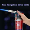 Профессиональное регулируемое пламенное пистолет Butane Torch Blower Blighter Использование для выпечки барбекю