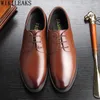 Dress Shoes Oxford for Men Coiffeur Cuero de boda Oficina italiana formal 2024 Zapatos Hombre