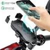 Chargers Motorcycle Telefon Uchwyt 15 W bezprzewodowy ładowarka USB QC3.0 Szybkie obciążenie wspornikowe rower STIND STATPLONE 360 MOBY MOVE CELLPONE