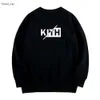 Men's hoodie Sweatshirts Designer Kith Hoodie Fashion Streetwear Kith Couple of Instagram College Student Teenage Men's Women's Round Neck Classic clothing 5927