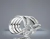 Роскошный дизайнер 925 серебряные обручальные кольца стерлингов для бахнового кольца Женщины Женщины Женщины Подарки подарки с базовым кольцом с оригинальным логотипом Box7227592