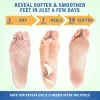 Verktyg naturliga fötter mask strumpor anti crack exfoliating klackar fotmasker närande fuktgivande död hudborttagare för kroppsvård kosmetisk