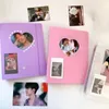 A5 Binder Photo Album Cover Love Heart Storage Book Copertina Copertina Copertina Sticker Archiviazione Album Libro Small Card Storage Hollow Fai da te