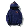 A Bathnig A AP Men Bap 30th Line Camo Shark Camo Shark Full Zip Hoodie