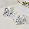 Boucles d'oreilles plissées irrégulières de tendance métallique exagérée pour les femmes avec tempérament rétro et boucles d'oreilles minimalistes AB204