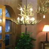 Lustres Soura Nordic Antler Lampe pendente American Retro Living Room Dining Villa Coffee Shop Clothing Store Decoration Chandelier