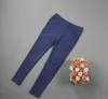 Pantaloni per bambini pantaloni per bambini primaverili e autunno pantaloni a matita elastica ragazza a colori solidi aderente 2-11 anni pantaloni per gamba estiva per bambini