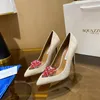 Aquazzus Pumps Summer Femmes populaires Cœur Sandales Love Me Sandals Chaussures Luxurious Brand Heart Bijoual Embellissement Femme Femme Mariage Talons du soir