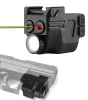 Lights Red Dotgreen Laser Beam 600 Lumens Tactical ficklampkombination med för pistolpistoler Strobesteady ficklampa för Picatinny Rail