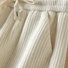 Women's Pants High-waisted Pit Stripes Wide-legged Female 2024 Fall And Winter Korean Draping Loose Tie Straight Casual