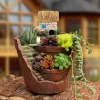 POTS NORDIQUES CRÉATIVE RONDE SUCCULENT POT DE FLORNE PAZY SUCCANENT POT SCUCHENT PLANT MINI CARIORON RÉSIN DE RÉSIN