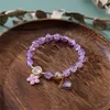 Boncuklu Kore Renkli Kristal Boncuk Çiçek Kolye Bilezik Kadınlar İçin Bohem Sakura Düğün Mücevherleri