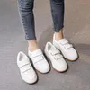 Casual Shoes Rizabina 2024 Ins Women Sneakers Real Leather Fashion Flats Woman Cross Strap Daily Spring Lady Footwear Storlek 35-40