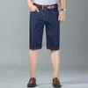Jeans maschili jeans per affari estivi, pantaloncini maschili, vestibilità sottile per giovani, grandi dimensioni, pantaloni medi sottili, pantaloni taglie taglie