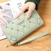 New Long Fashion Single Zipper Large Capacity Zero Wallet Mobile Women's Bag leather wallets purse european purses for women