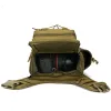 Bolsas Multifuncional Oldder Photography Outdoor SLR Bag tática Bolsa de sela tática Bolsa de exército de camuflagem à prova d'água para caminhada K306