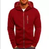 Men's Hoodies FANWEILIN Autumn Cardigan Hoodie Fashion Men Zip Up Sweatshirts Male Streetwear Tracksuit Clothing Outerwear