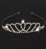 Bellissima scintillante Crystal Crystal Bridal Pageant Pageant Pagoted Crown Head Accessori per diademi a basso costo MMA16255190947