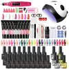 Kits Manicure Set Uv Led Lamp Full Nail Extensions Gel Nail Polish Set Quick Building Nail Set Gel Kits Drill Hine Nail Tools