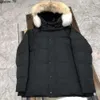 Canada Mens Designer Down Jackets Veste Homme Outdoor Puffer Winter Jassen Outerwear Big Fur Hooded Fourrure Manteau Jacket Coat Hiver Parka Doudoune